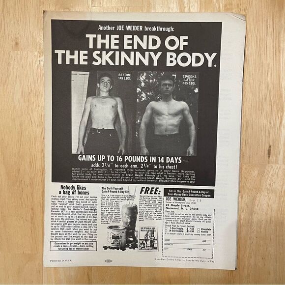 Vintage Joe Weider How to Make Your Muscles Pay Off Booklet Bodybuilding - Picture 4 of 4